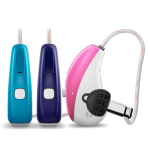 audifonos pediatricos de colores para ninos con perdida auditiva tipo RIC
